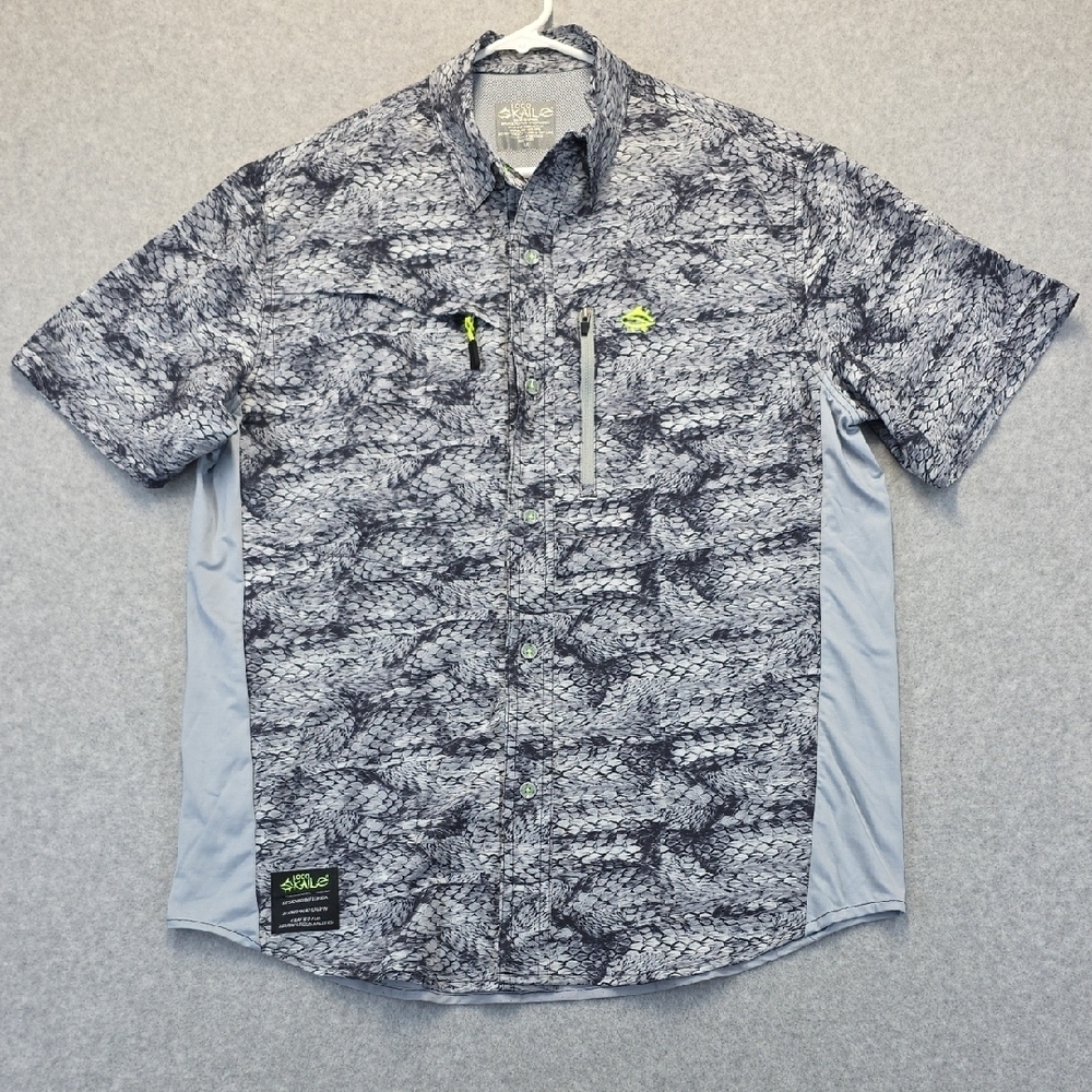 Loco Skailz Performance Fishing Shirt Size M – UV Protection, Quick Dry